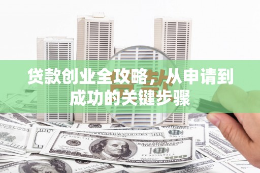 昌宁贷款创业全攻略，从申请到成功的关键步骤