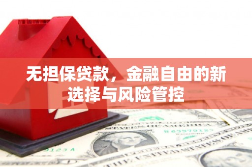 昌宁无担保贷款，金融自由的新选择与风险管控