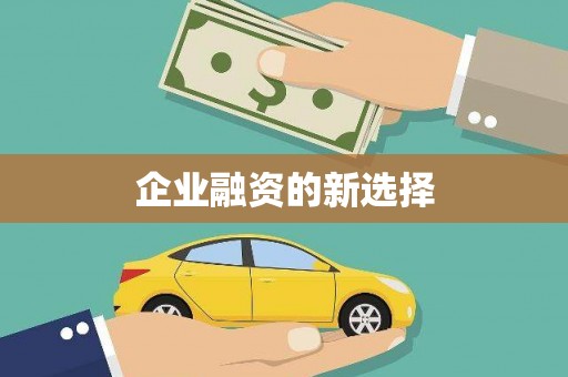 昌宁企业融资的新选择
