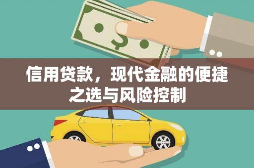 昌宁信用贷款，现代金融的便捷之选与风险控制