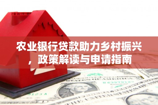 昌宁农业银行贷款助力乡村振兴，政策解读与申请指南