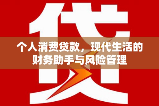 昌宁个人消费贷款，现代生活的财务助手与风险管理