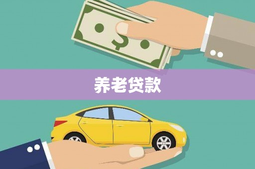 昌宁养老贷款