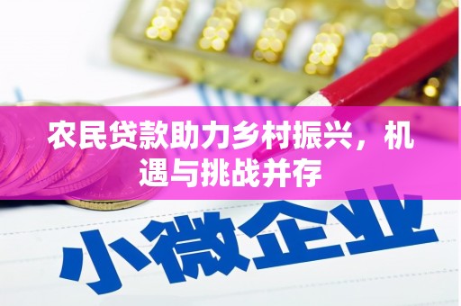 昌宁农民贷款助力乡村振兴，机遇与挑战并存