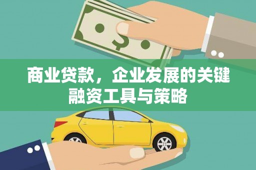 昌宁商业贷款，企业发展的关键融资工具与策略