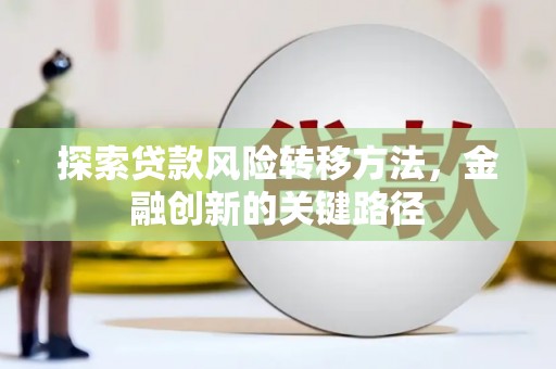 昌宁探索贷款风险转移方法，金融创新的关键路径