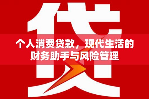 昌宁个人消费贷款，现代生活的财务助手与风险管理