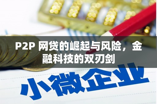 昌宁P2P 网贷的崛起与风险，金融科技的双刃剑