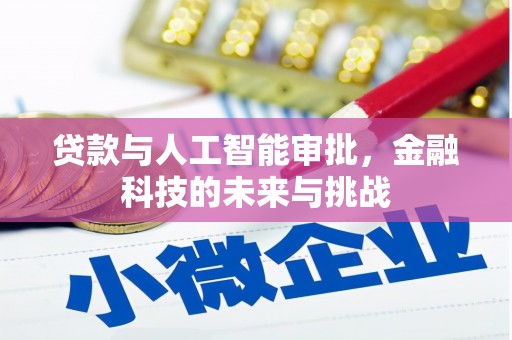 昌宁贷款与人工智能审批，金融科技的未来与挑战