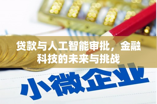 昌宁贷款与人工智能审批，金融科技的未来与挑战