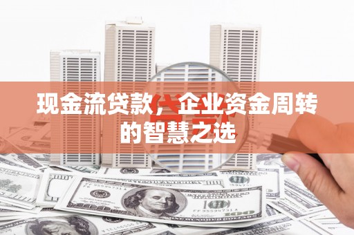 昌宁现金流贷款，企业资金周转的智慧之选