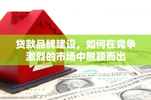 昌宁贷款品牌建设，如何在竞争激烈的市场中脱颖而出