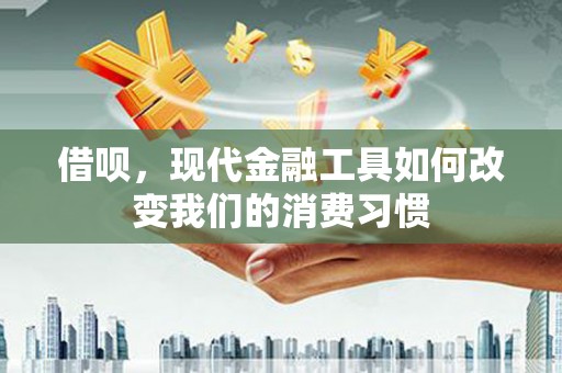 昌宁借呗，现代金融工具如何改变我们的消费习惯