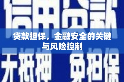 昌宁贷款担保，金融安全的关键与风险控制