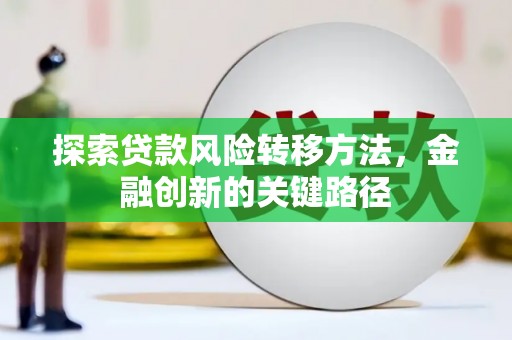 昌宁探索贷款风险转移方法，金融创新的关键路径