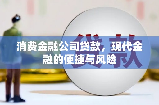昌宁消费金融公司贷款，现代金融的便捷与风险